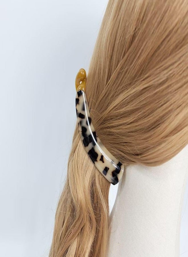 Hatanu Mall Banana Claw Clip for Women & Girls, Non-Slip Large Hair Claw Clips for Women & Girls Thick & Thin Hair, Clincher Comb, Banana Claw Grip Clip (6 pcs Small Banana Clip) - Image 2