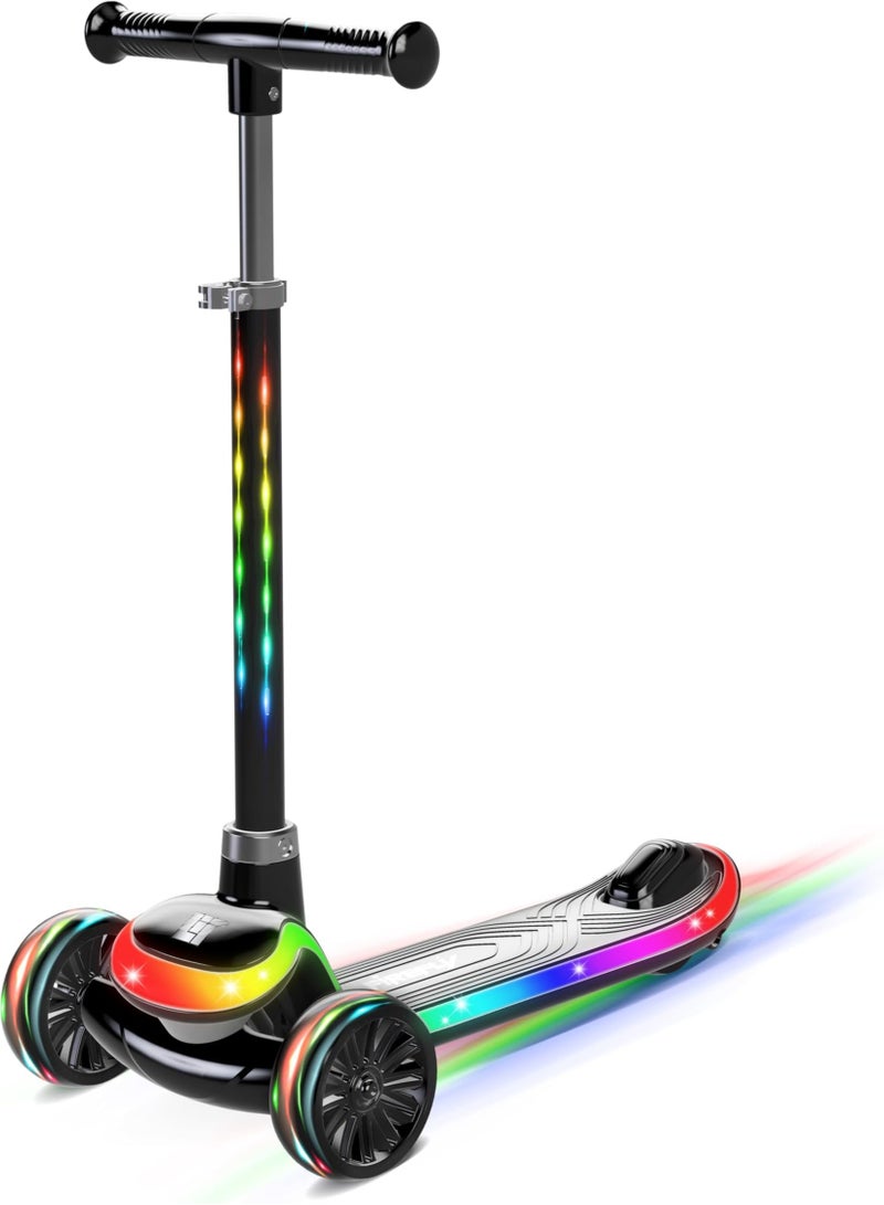 LIT Firefly 3-Wheel Light-Up Scooter with LAVA LED Technology Featuring Bright LED Lights - Image 1