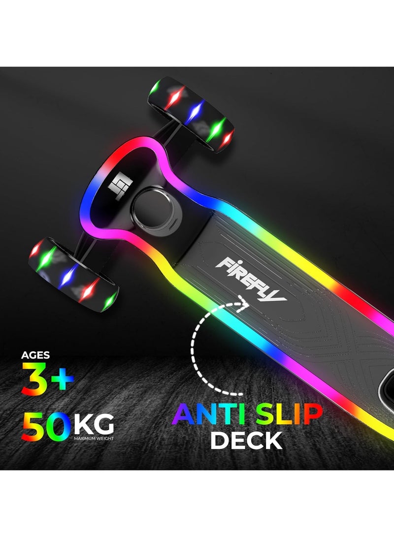 LIT Firefly 3-Wheel Light-Up Scooter with LAVA LED Technology Featuring Bright LED Lights - Image 2