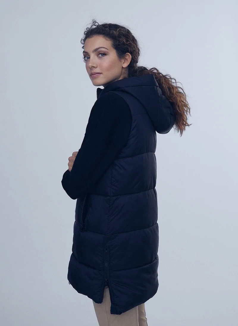 Lola Casademunt Long padded gilet