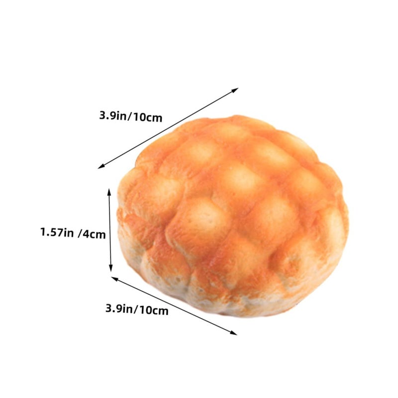 Garneck 2pcs Realistic Faux Bread Decoration Photography Prop Bakery Display Piece - Image 3