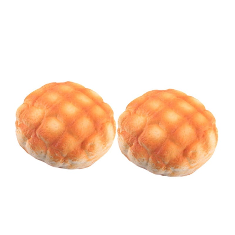 Garneck 2pcs Realistic Faux Bread Decoration Photography Prop Bakery Display Piece - Image 2