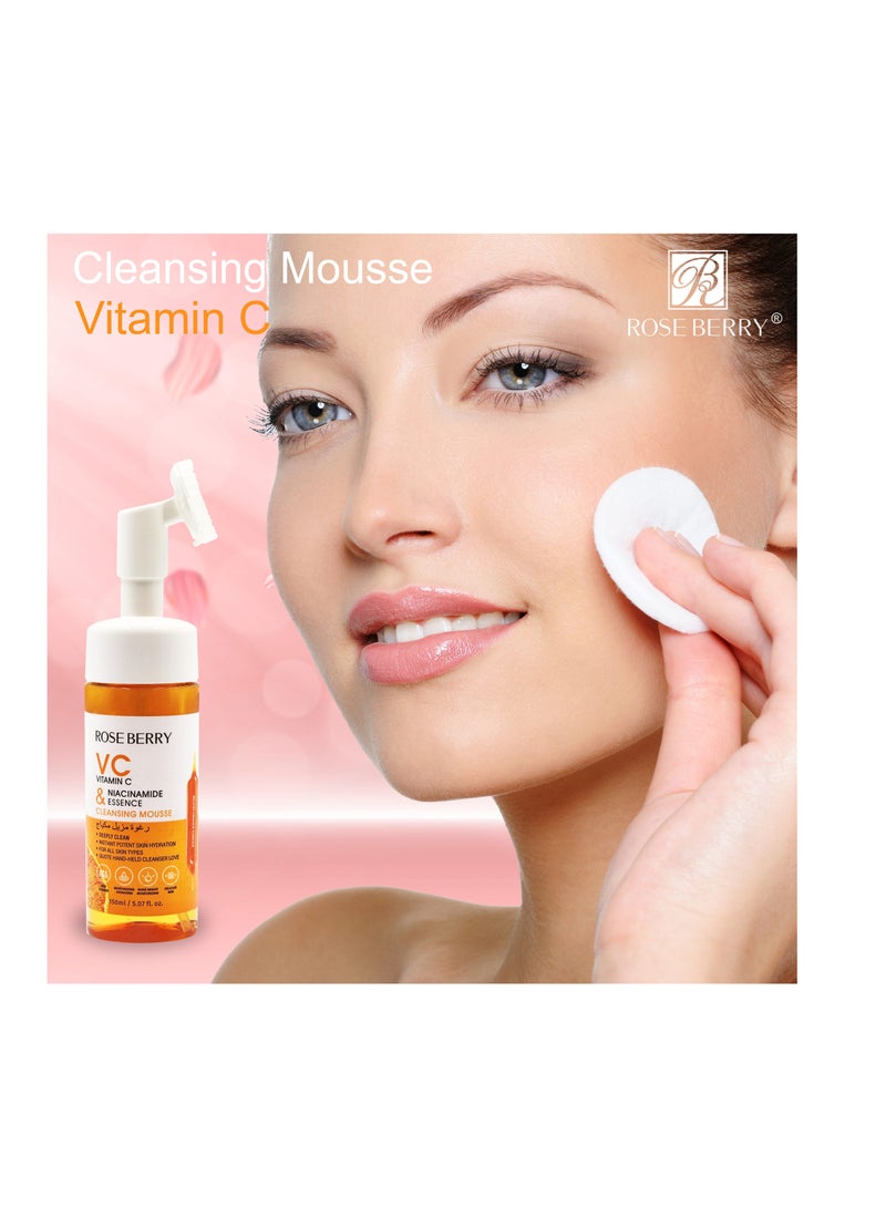 روز بيري موس تنظيف فيتامين سي 150 مل - Image 3