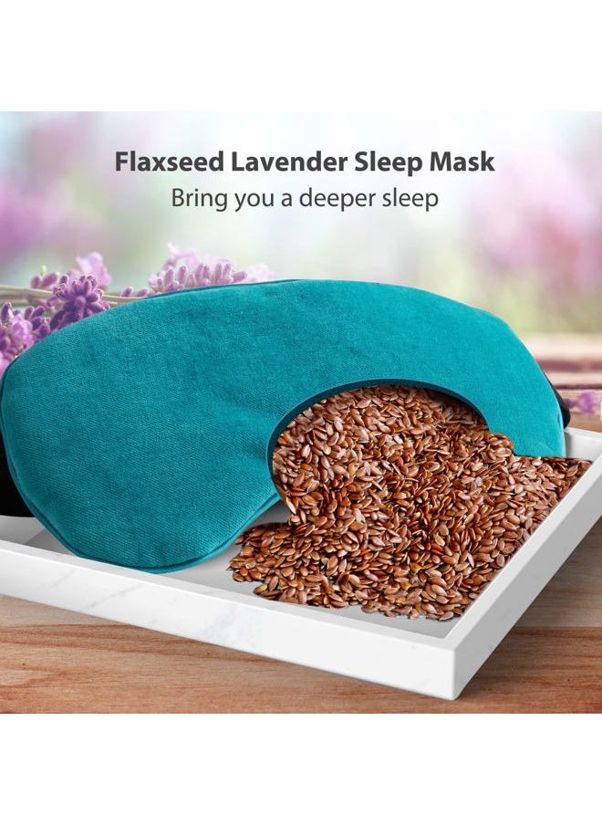 Ezona Heated Eye Mask, Warm Eye Compress Mask for Dry Eyes, USB Electric Eye Heating Pad with Temperature & Timer Control, Dry Eye Mask for Dry Eyes Blepharitis Sinus Migraine Stye MGD Puffiness Blue  - Image 5
