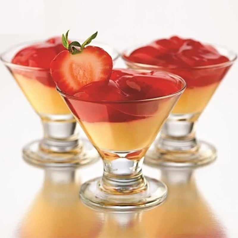 Somil Stylish Ice Cream Bowl for Ice Cream, Dessert and Pudding, Clear, 100 Ml, 10 X 10 X 8.5 Cm - Image 3