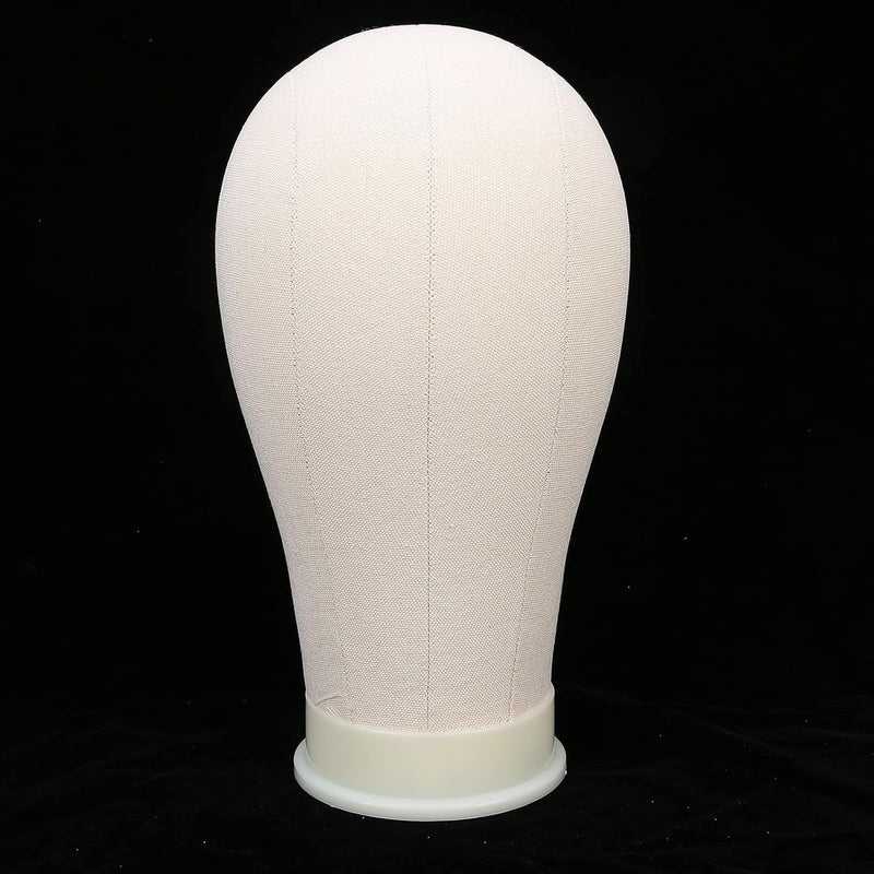 VINGVO Wig Head, Mannequin Head Stand Wig Stand for Styling and Display, Design for Wigs and Hats for Hairdressers and Salon Use (Canvas material 2) - Image 5