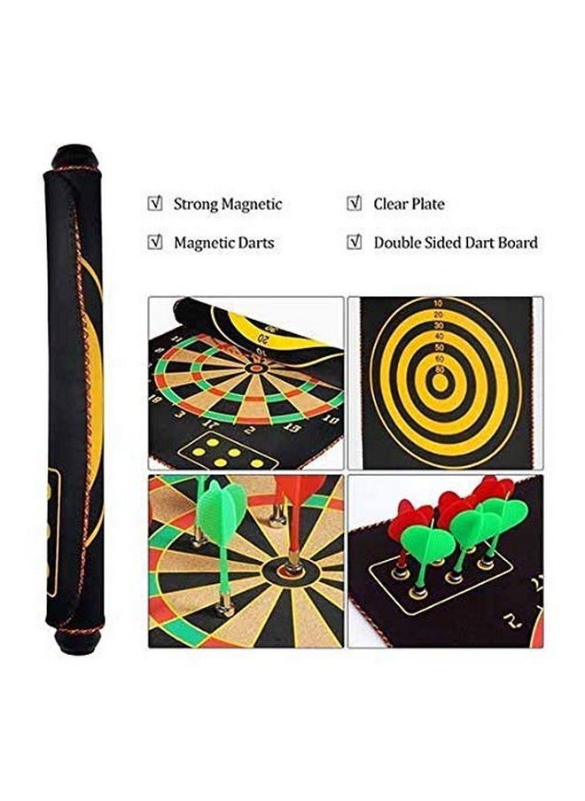 Mobhada - Mobhada Magnet Dart Board Game for Kids,Double Sided Magnet Dart Board with Darts, Size- 12 Inches - Image 1
