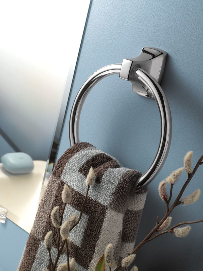 Moen P5500 Contemporary Towel Ring, Chrome - Image 5