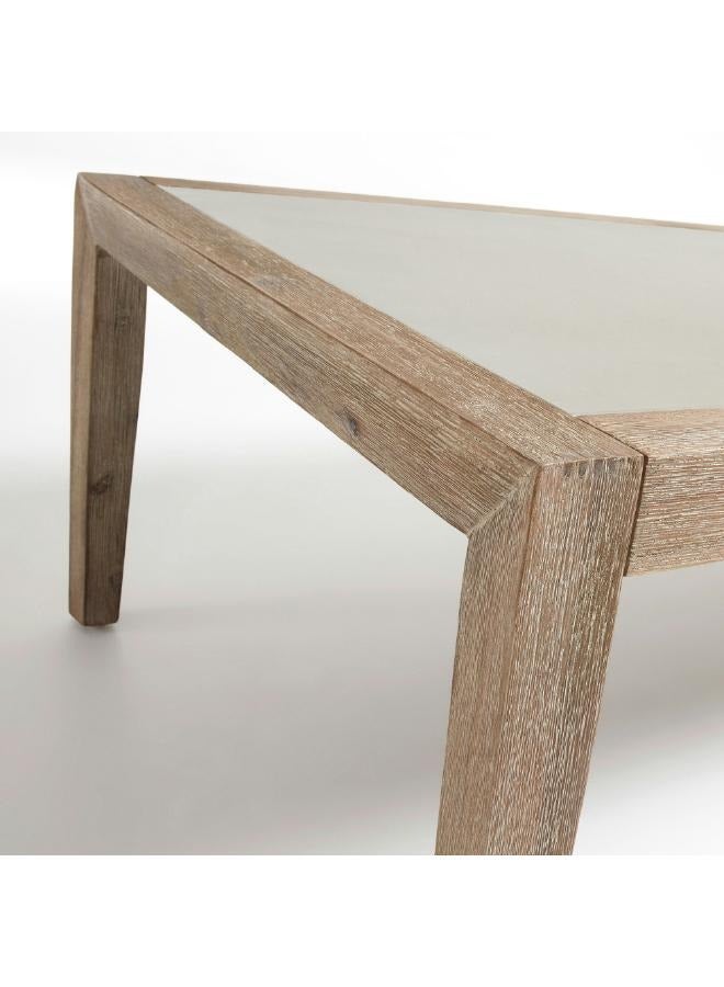 لوفت كوفيت، طاولة قهوة مستطيلة، 120X70X40، خشب، رمادي فاتح مع خشب بلوط C843PR03. - Image 2