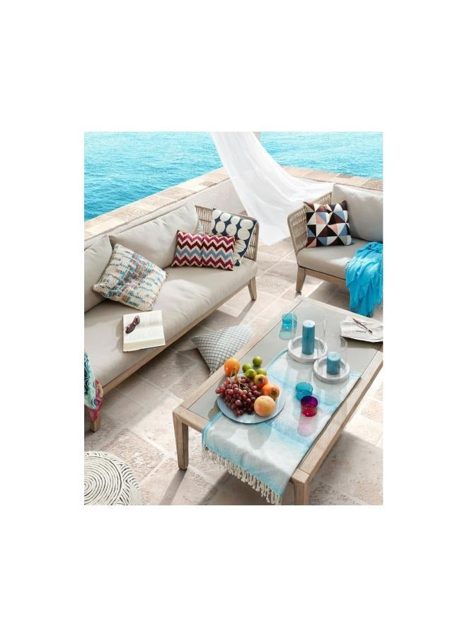 لوفت كوفيت، طاولة قهوة مستطيلة، 120X70X40، خشب، رمادي فاتح مع خشب بلوط C843PR03. - Image 4