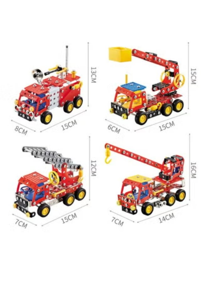 مجموعه اليجو على شكل سياره Metal Models SJ699-132 مكونة من 177 قطعة  - Image 3