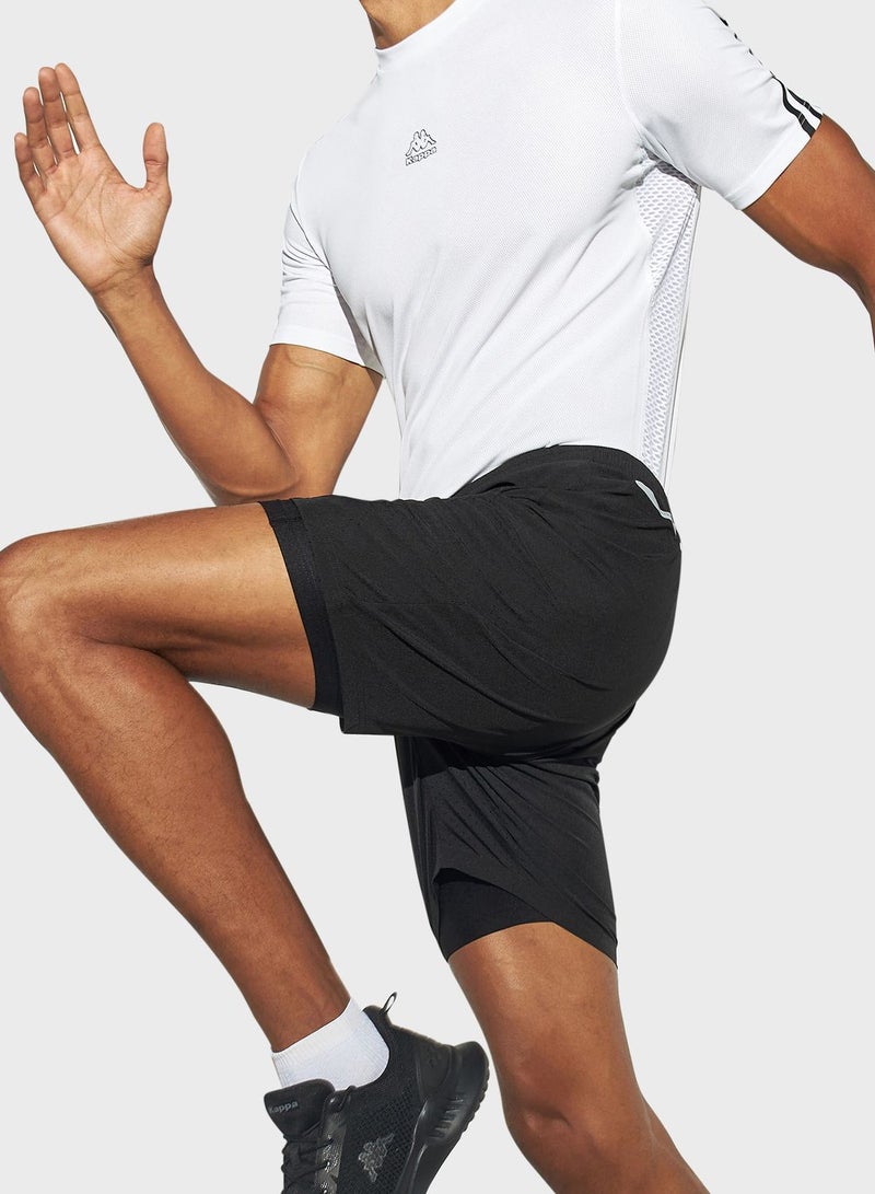 Kappa Logo Detail Shorts - Image 3