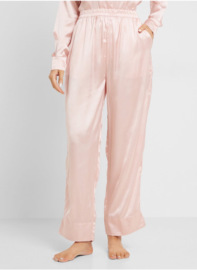 Khizana - Satin T-shirt Pyjama Set - Image 1