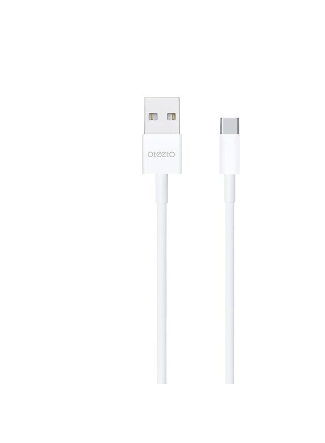 Oteeto USB-A to USB-C Fast Charging Cable 1M – 22.5W Power Delivery, 5A High-Speed Data & Charge Cord - Image 1