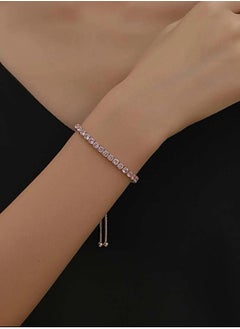 Stylish Zirconia Bracelet With Trendy Color For Women