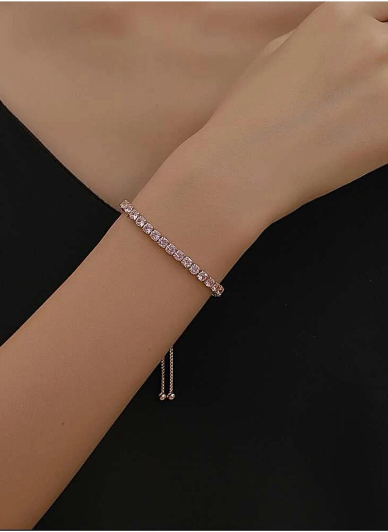 sixtyfour - Stylish Zirconia Bracelet With Trendy Color For Women - Image 1