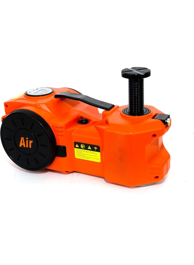 Digital Electric Hydraulic Jack 2 in 1 with Inflation, 3 Ton Hydraulic 12V Car Floor Jack with Built-in Digital Tire Inflator Pump & Digital Gauge ( Max height 360mm) - Image 1