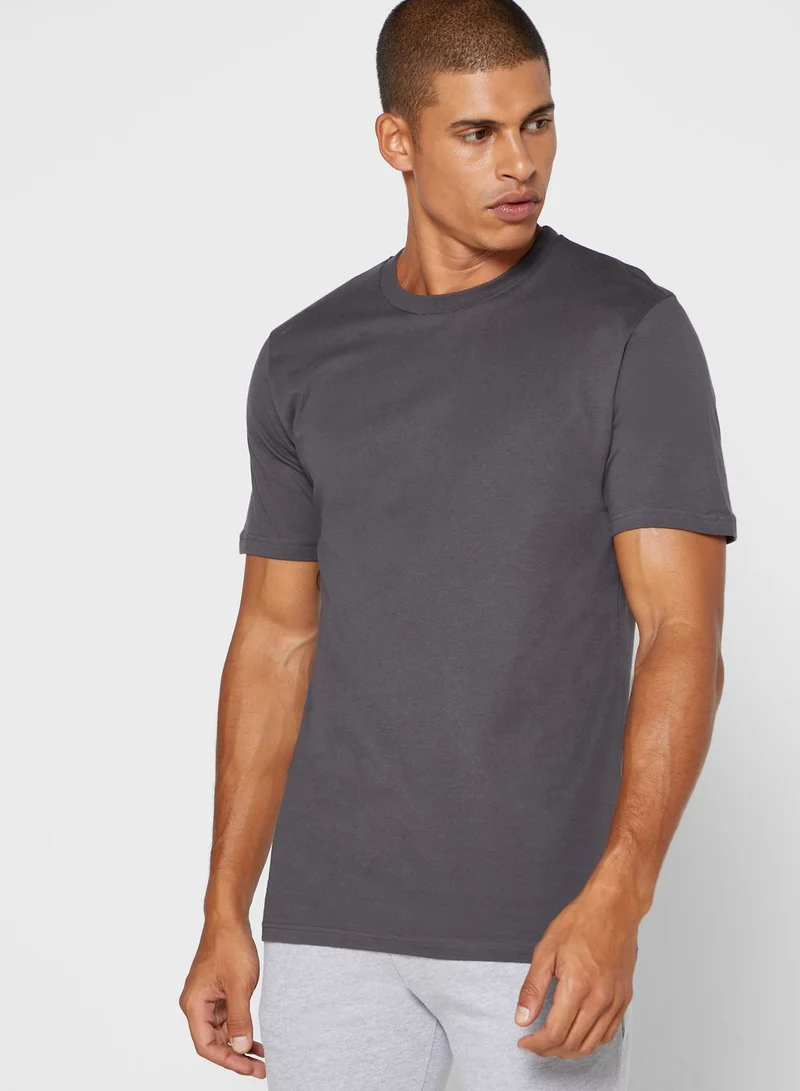 Seventy Five Basics 5 Pack Essential Crew Neck T-Shirts