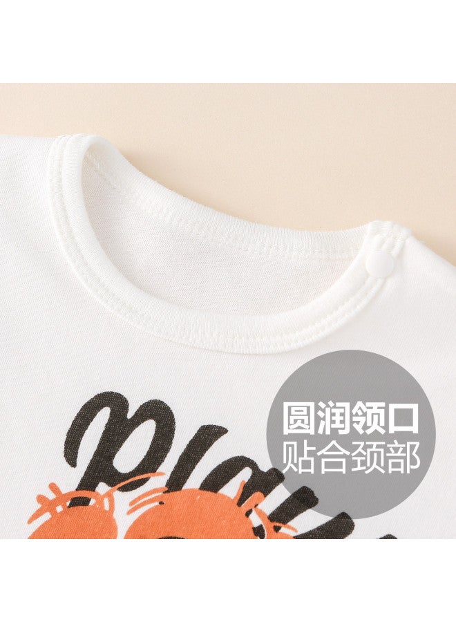 Doxiluka newborn Baby Clothes - Spring/autumn Long-sleeve Cotton T-shirts For Toddlers & Kids, Cartoon Printed Innerwear - Image 5