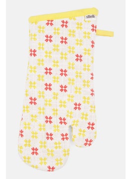 Sttelli Oven Mitten 32 H x 15 L cm, Yellow Combo  - Image 1
