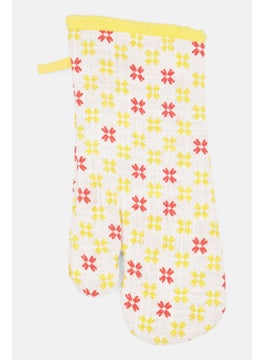 Sttelli Oven Mitten 32 H x 15 L cm, Yellow Combo  - Image 2