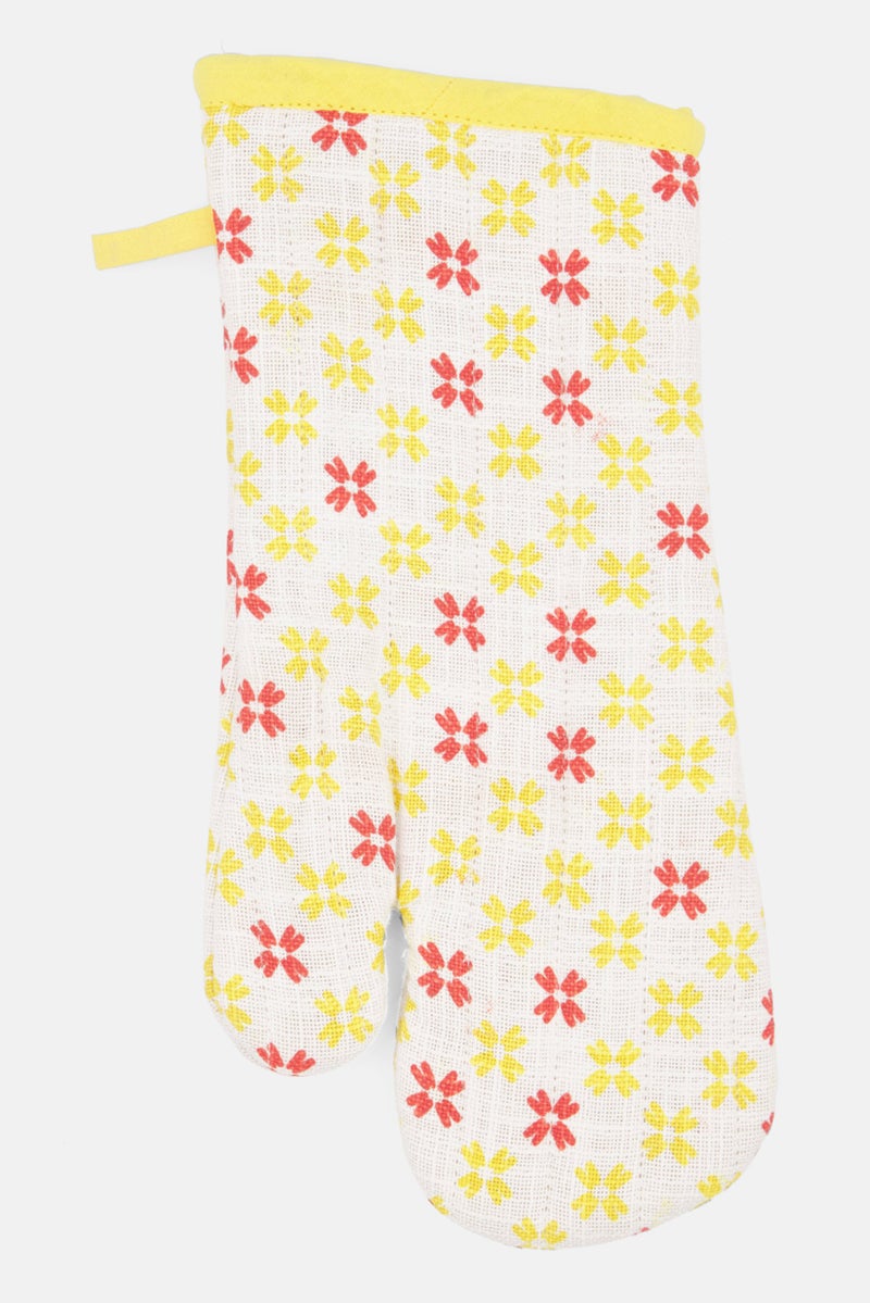 Sttelli Oven Mitten 32 H x 15 L cm, Yellow Combo  - Image 2