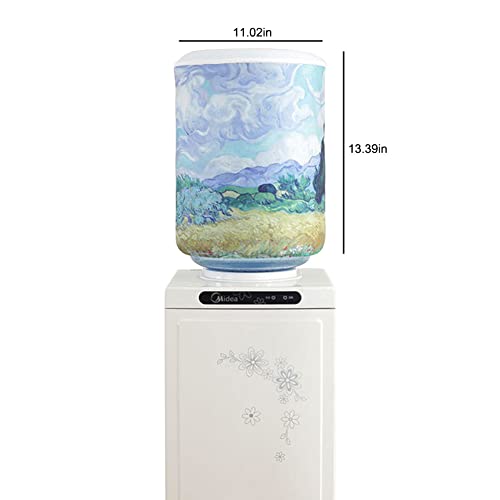 ZUYYON Water Dispenser Bucket Dust Proof Cover for 5 Gallon Water Bottles 5 Gallon Water Cooler Cover Reusable Fabric Bucket Decor for Home Office Kitchen - Image 2