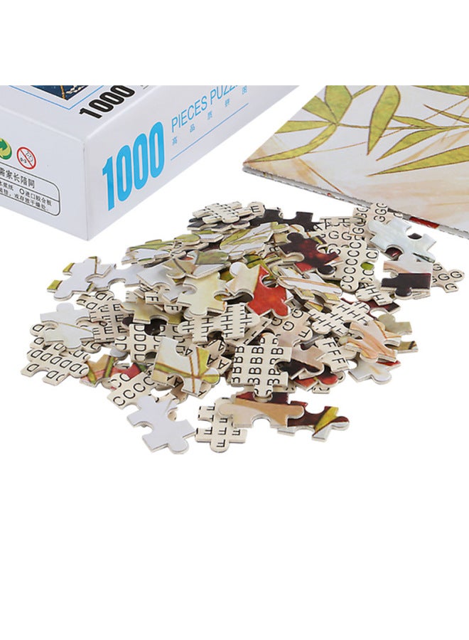 Puzzle Adult 1000 Pieces Of Wood One Thousand Pieces Of Wooden Toys Landscape Adult Decompression Oil Painting Puzzle Manufacturers Wholesale-Color:10-319 Qingming Shanghe Tu - Image 5