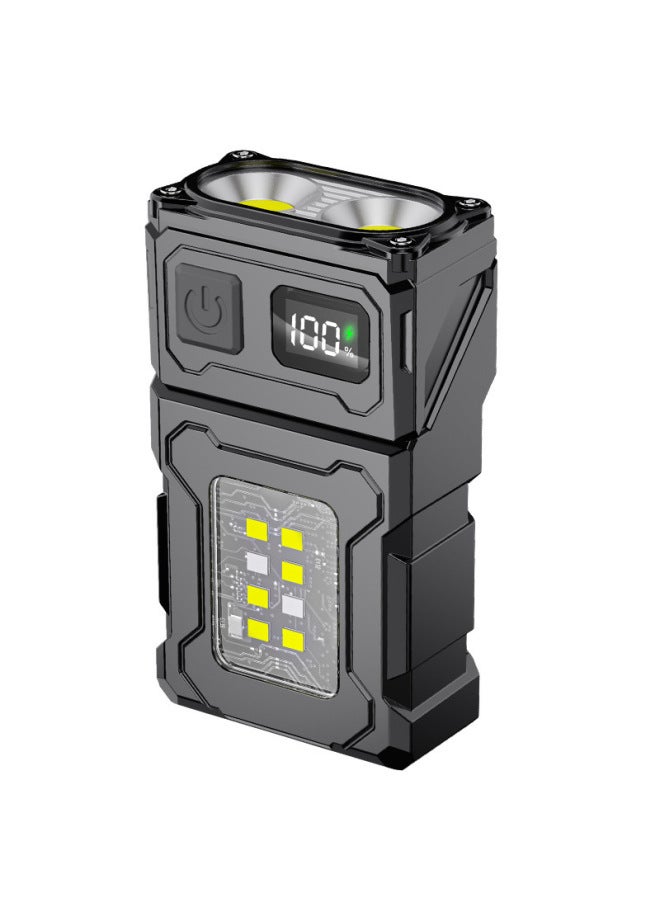 Magnetic Led Work Light Auto Repair Light Outdoor Lighting Flashlight Strong Light Charging Small Portable Super Bright