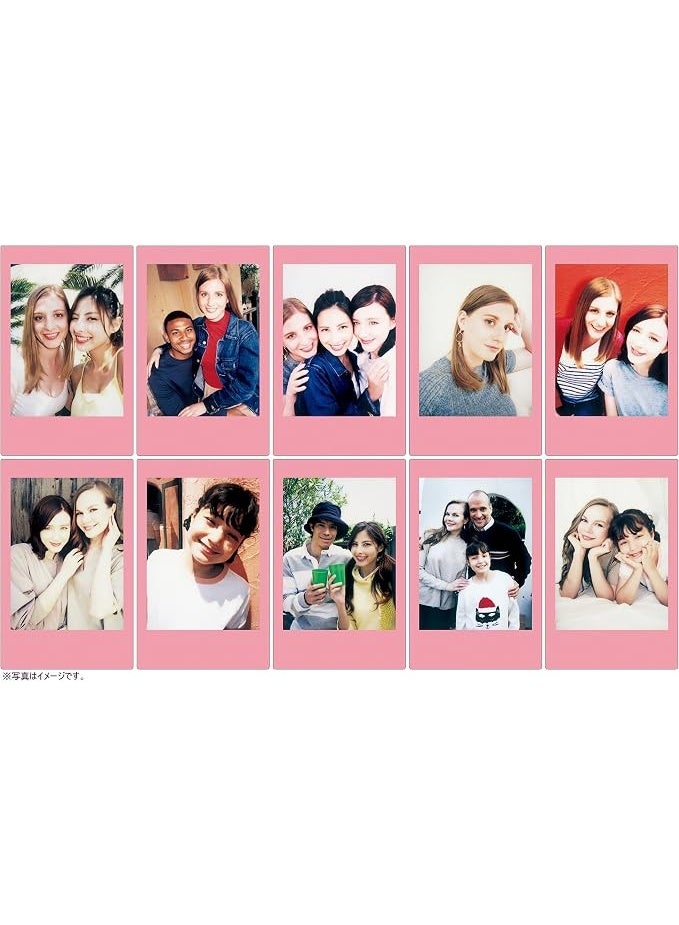 إنستاكس instax mini instant film, Pink Lemonade border, 10 shot pack, suitable for all instax mini cameras and printers (Pack of 2) - Image 3