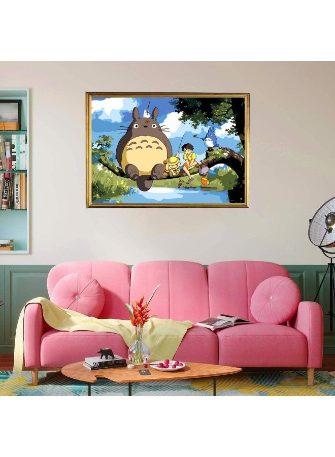 Totoro 1000-piece fishing Totoro anime puzzle - Enjoy happy times with friends - Image 3