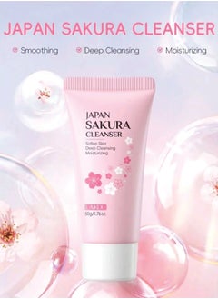 Laikou Japan Sakura Cleanser Soften Skin Deep Cleansing Moisturizing 50g  - Image 3