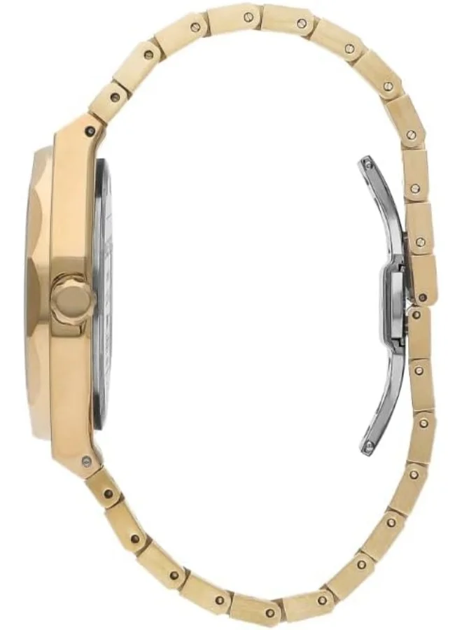 Slazenger SLAZENGER Men's Watch, Multi Function Display and Metal Strap - SL.9.2143.1.03, Gold