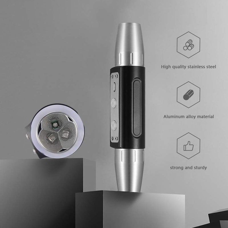 Hetkrishi مصباح كشف الضوء لتقييم اليشم هيتكريشي سوبر برايت DX6 قابل للشحن عبر USB بأربعة مصابيح LED خبير في تقييم اليشم للمجوهرات والأحجار الكريمة والماس - Image 4