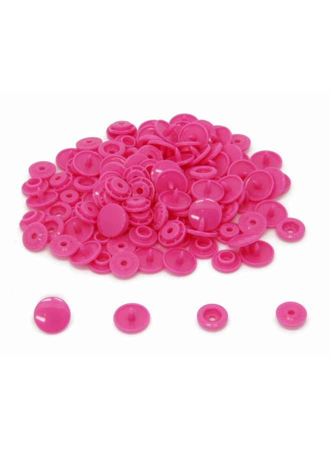 BetterJonny 300 Sets 20-Color KAM Snaps Buttons, Glossy Round Size 20 (1/2") T5 Plastic Resin Snap Fastener No Sew Buttons for Cloth Diaper Bibs Unpaper Towels - Image 5