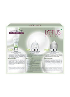 LOTUS HERBALS White Glow Day & Night Pack Cream With Face Wash Aloe Vera 220 G 3 Count  - Image 3