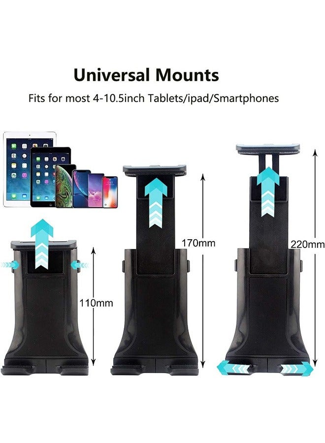 2 in 1 CD Slot Tablet Car Mount, Universal CD Player Car Phone Mount, Compatible with Samsung Galaxy/iPad Mini/iPad Air/iPad Pro/iPhone Xs Max/XS/XR/GPS (4"-10.5" Tablets & Cellphones)  - Image 2