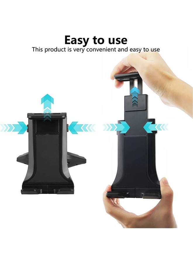 2 in 1 CD Slot Tablet Car Mount, Universal CD Player Car Phone Mount, Compatible with Samsung Galaxy/iPad Mini/iPad Air/iPad Pro/iPhone Xs Max/XS/XR/GPS (4"-10.5" Tablets & Cellphones)  - Image 5