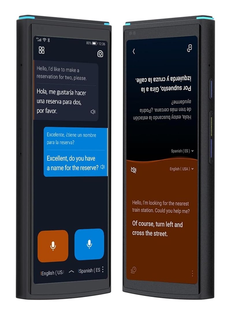iFLYTEK جهاز الترجمة اللغوية المحمول لـ iFLYTEK يدعم 60 لغة ، والترجمة الفورية والصور ، والترجمة الصوتية في اتجاهين ، وتوفير بيانات متنقلة مجانية للأعمال والدراسة والسفر - Image 1