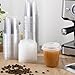 Baderke 100 Sets 12oz Disposable Crystal Clear Plastic Cups With Lids Round Bottom Iced Coffee Cups With Lid for Smoothie Cold Beverages Drinking Tumblers Cold Drinks for Party Wedding Event - Image 4