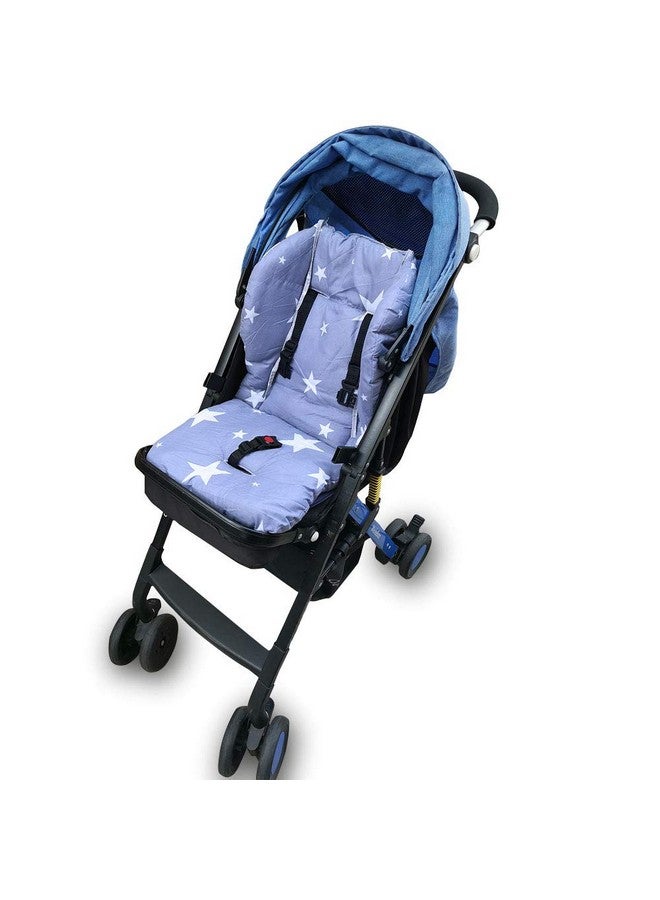 Kocpudu High Chair Cushion, High Chair Pad, Seat Cushion, Soft and Comfortable, Light and Breathable, Make The Baby More Comfortable (Blue Background Stars Pattern) - Image 4