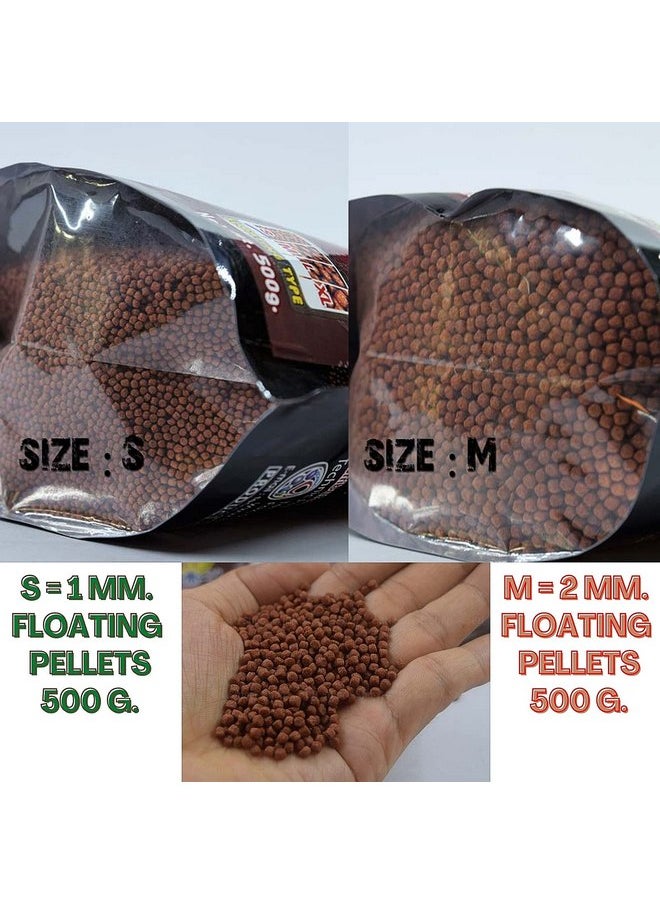 OKIKO Flowerhorn Fish Food Floating Pellets Small 1 MM Head Up Quickly Huncher Formula High Protein Tropical Fish Feed Astaxanthin Plus Color Enhancing Healthy Fast Growth (17.63 oz - Red) - pzsku/Z3C1103A5AD7CA9103479Z/45/_/1737031623/fe998cdd-7662-4bae-8b54-5bc119285f51