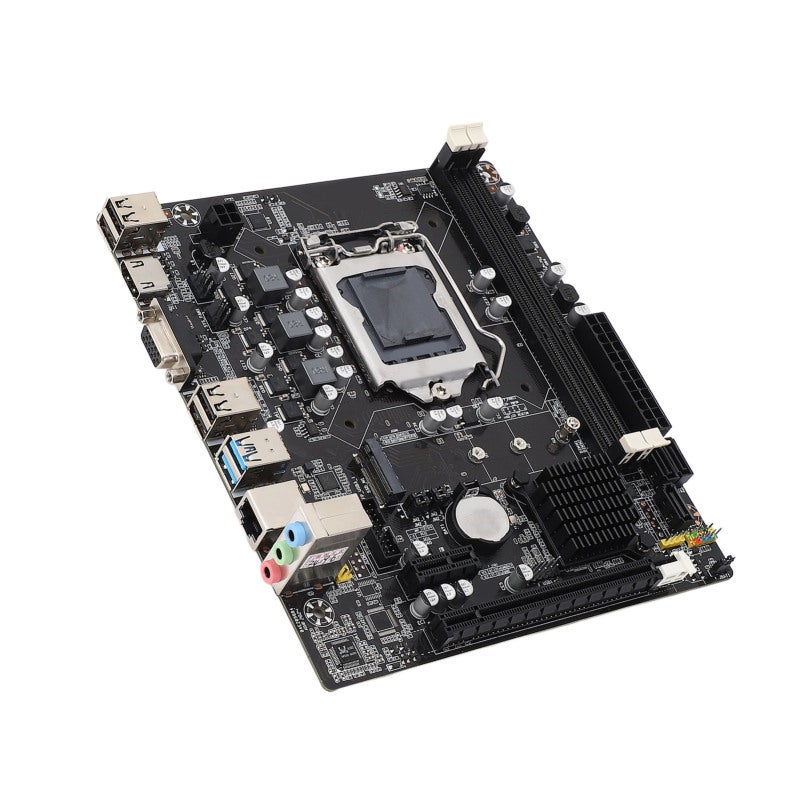 فوكس كون B75 MS LGA 1155 لوحة أم للكمبيوتر - ذاكرة DDR3 واجهة USB 3.0 NVME M.2 لوحة أم لـ Pentium Celeron Core i3 i5 - Image 2