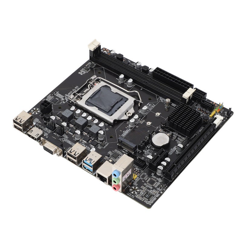 فوكس كون B75 MS LGA 1155 لوحة أم للكمبيوتر - ذاكرة DDR3 واجهة USB 3.0 NVME M.2 لوحة أم لـ Pentium Celeron Core i3 i5 - Image 5