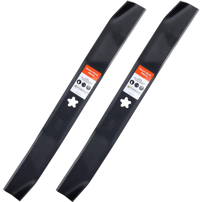 Grasscool 422719 134149 Mulching Blades with 5-Star Mounting Pattern for Craftsman LT1000 LT2000 42 inch Deck Riding Lawn Mower Tractor Replace 532134149 424752 138971 - Image 1