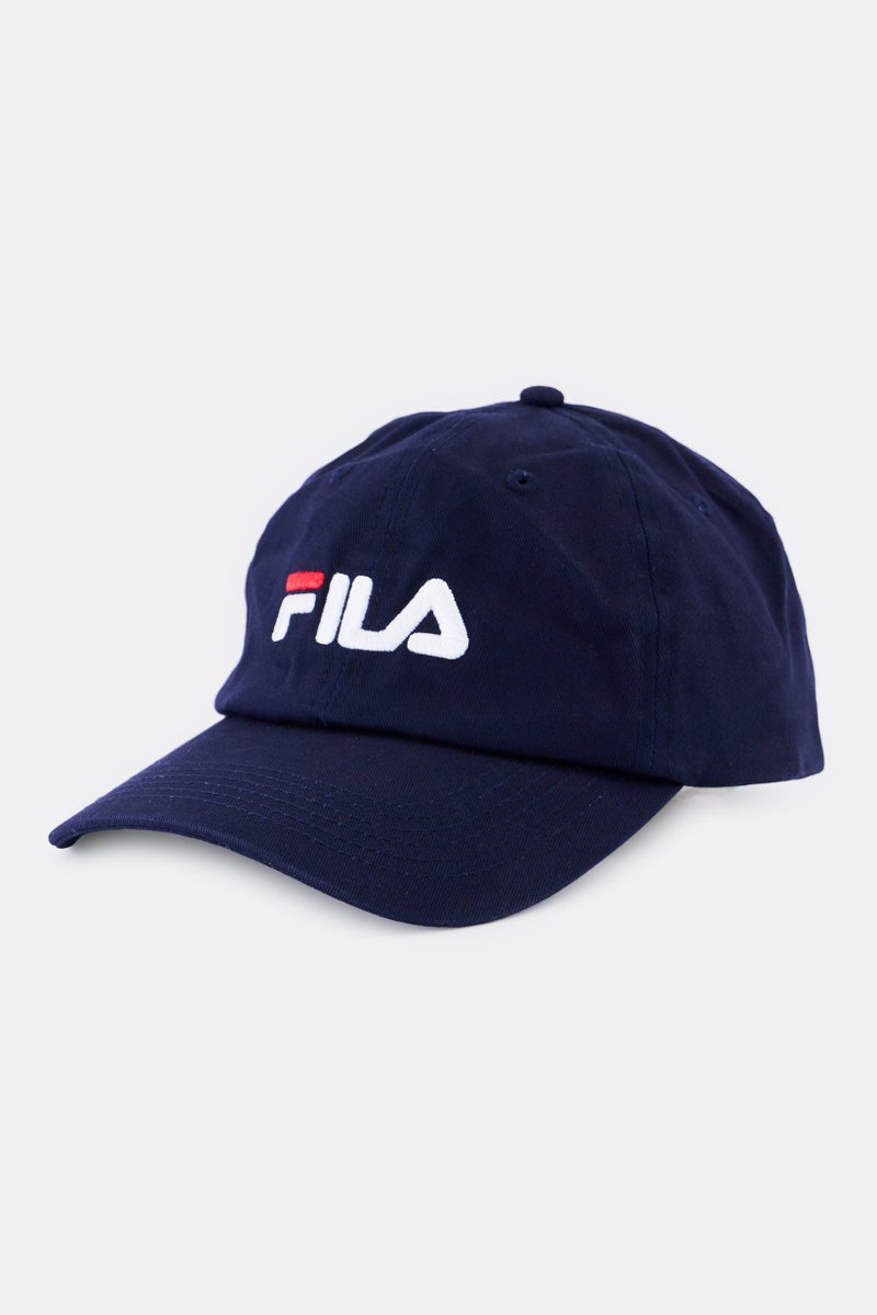 FILA Women Embroidered Logo Sport Cap, Navy - Image 1