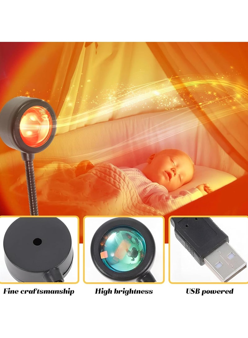 Sunset Lamp - Enjoy the magic of this portable, 360-degree rotatable sunset lamp that illuminates your space for photography, vlogging, and events. - Image 4