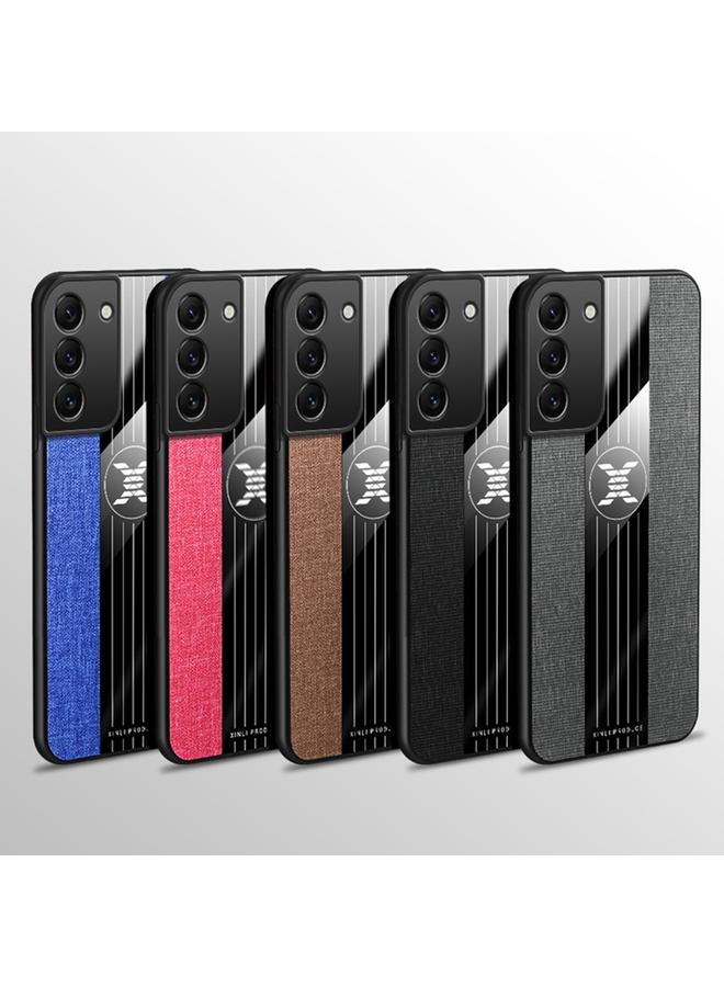 شين لي تونج جراب لهاتف Samsung Galaxy S22 5G، جراب هاتف TPU مقاوم للصدمات بخياطة قماشية - Image 2