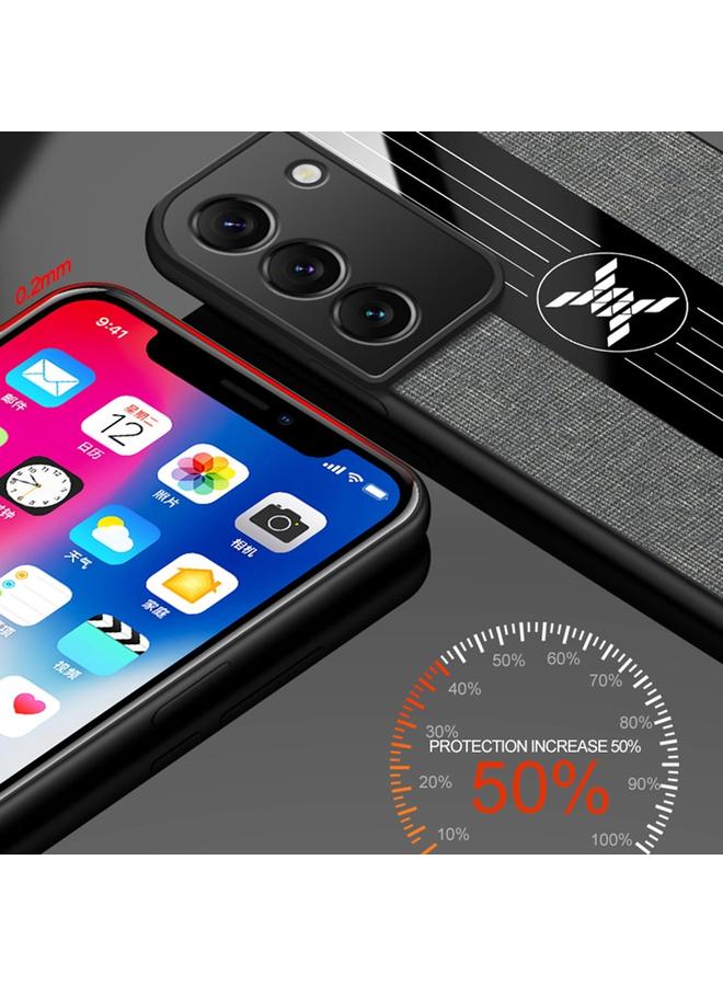 شين لي تونج جراب لهاتف Samsung Galaxy S22 5G، جراب هاتف TPU مقاوم للصدمات بخياطة قماشية - Image 4