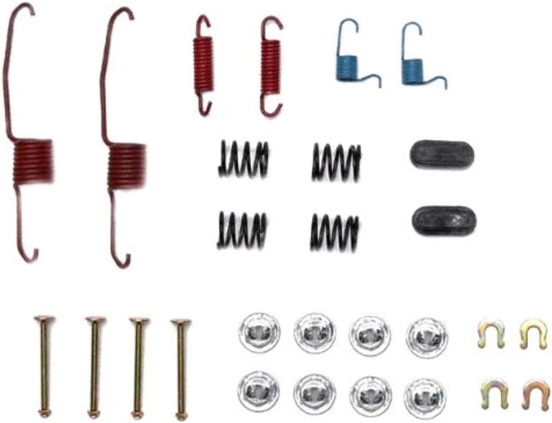 R-Line Automotive Replacement Rear Drum Brake Hardware Kit for Select Chevrolet, Geo, Toyota (H17147)
